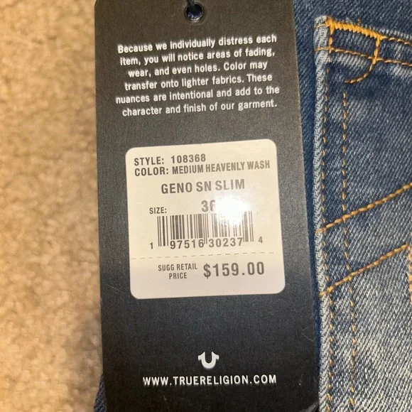 True Religion Men’s Blue Jeans